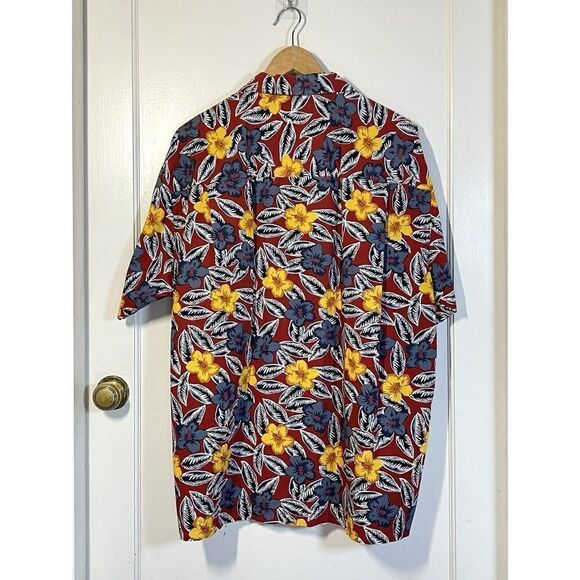 Vintage Chaps Ralph Lauren Hawaiian Shirt Short Sleeve Cotton Men’s Size XL - Picture 7 of 7